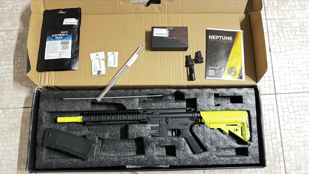 MK18 Rossi Neptune9" Marsoc - Black - AirSoft