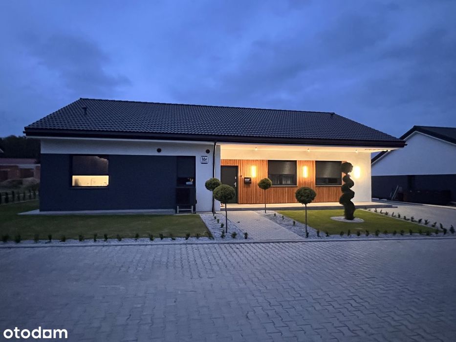 Parterowy, nowy wolnostojący dom 134,5 m2