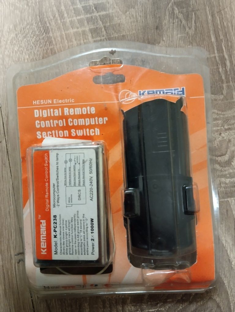 Digital remote control computer section switch