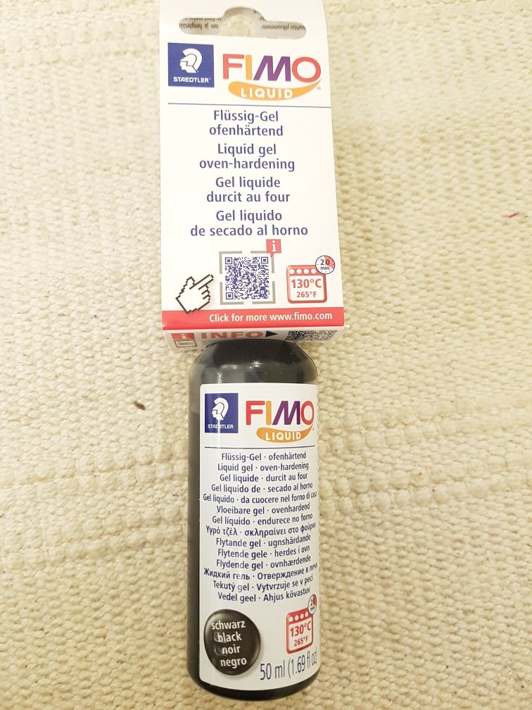 Fimo liquido preto novo