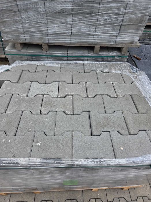 Kostka brukowa, przemysłowa Behaton, Tetka 8 szara Gatunek II Okazja !