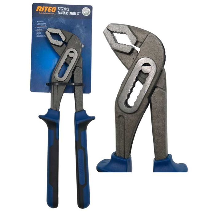 SZCZYPCE DO RUR NASTAWNE 200 mm. Kombinerki Kleszcze Żabka Klucz