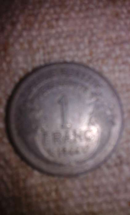Moeda de 1 franco de 1944/1978