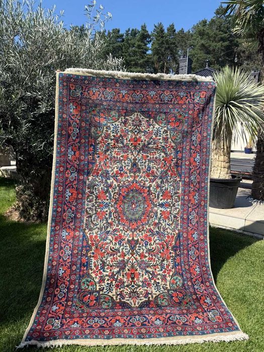 Cudowny Kaszmirowy Ręcznie Tkany Dywan Perski Bidjar 240x145 gal.30tyś