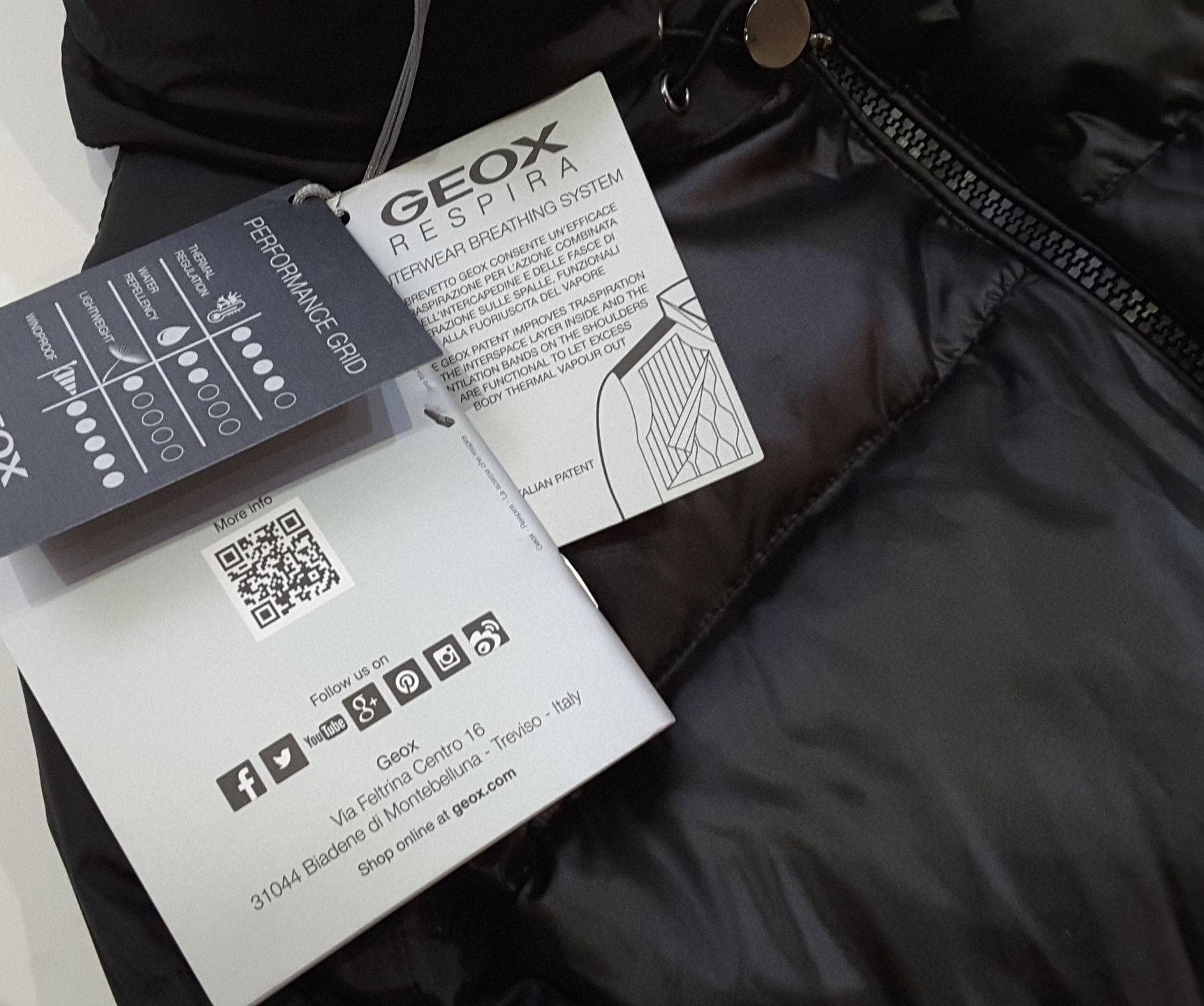 Пуховик, зимова куртка, Geox, Італія, UK 8, S