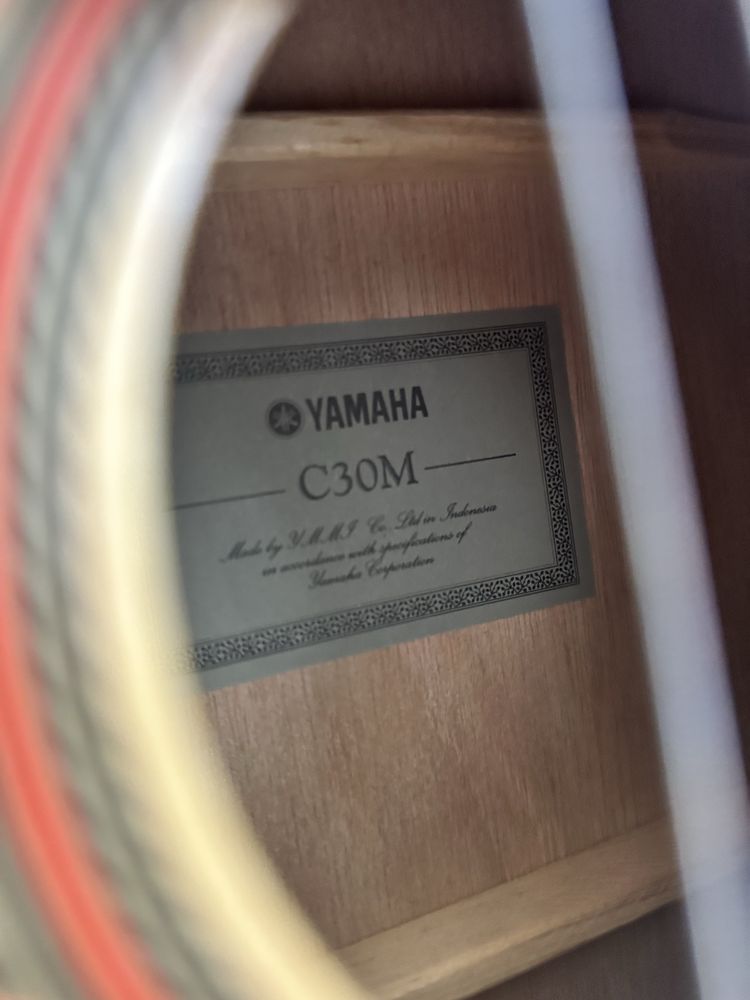Gitara klasyczna Yamaha C30M + pokrowiec