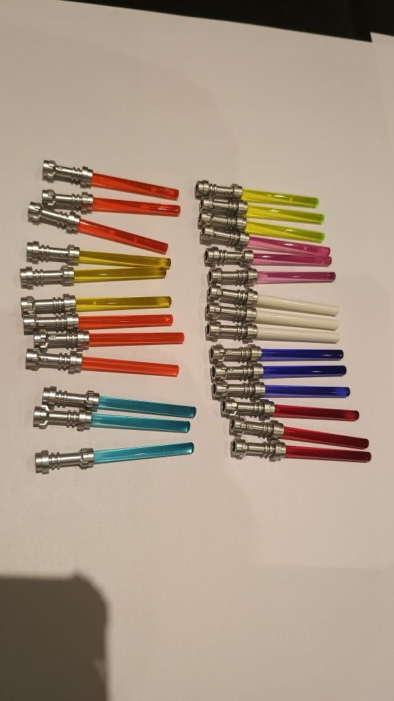 Klocki LEGO Nowe miecze świetlne mix 27 szt oryginalne