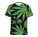T-shirt z nadrukiem Konopi