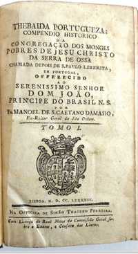 Thebaida Portugueza Volume I 1793 sec XVIII