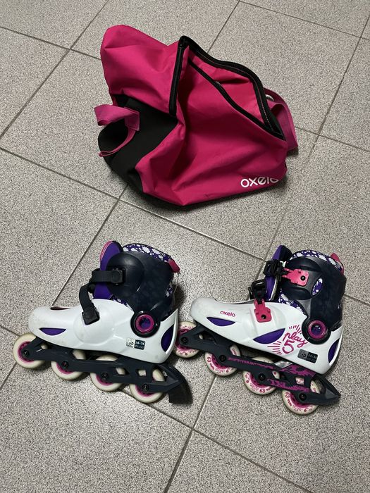 2 pares de Patins em linha  crianca