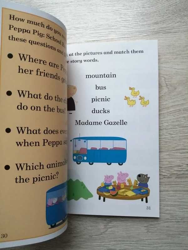 Peppa Pig: School Bus Trip książka w języku angielskim