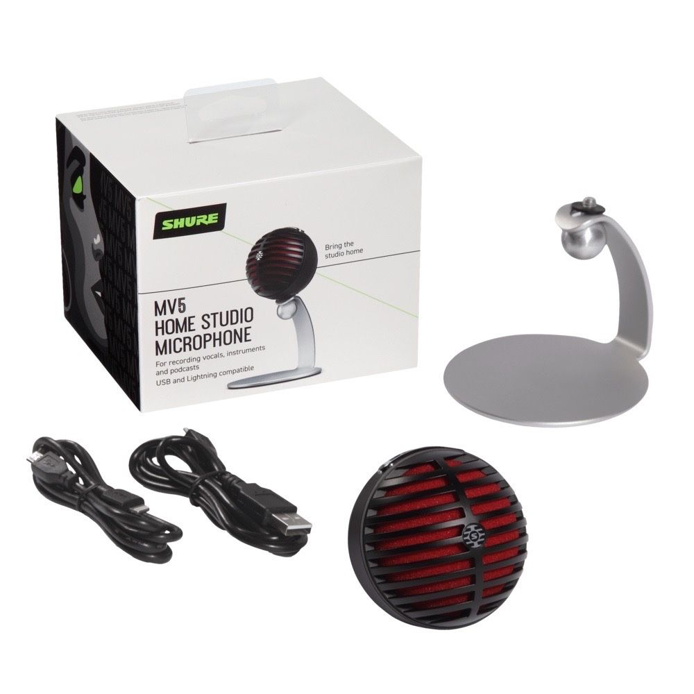 Shure MV5-LTG микрофон блогера