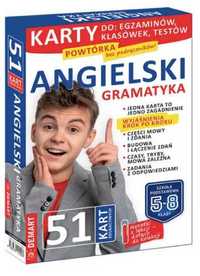 Język angielski. Gramatyka. Karty edukacyjne - Krzysztof Szukalski