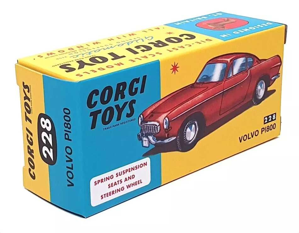 Volvo P1800 red - Corgi Toys #228 - esc.1/43 - Novo