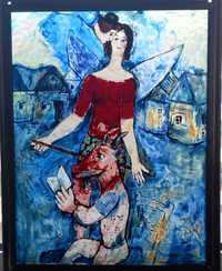 Vitral pintura de Marc Chagall