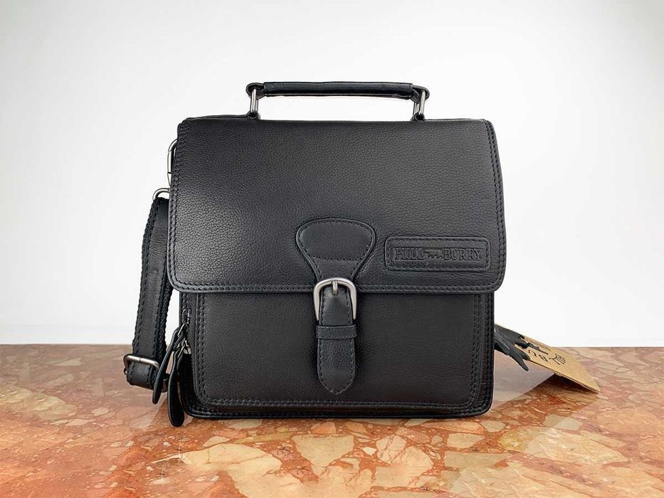 Барсетка кожаная мужская Hill Burry 4004 Германия, сумка чоловіча