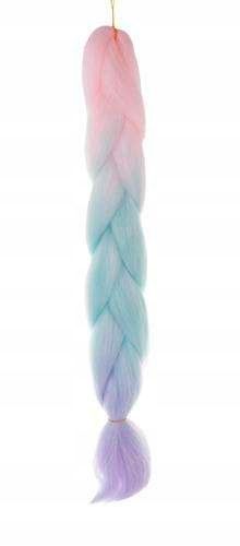 Włosy Syntetyczne Dredy Warkoczyki Proste Ombre Długie na Warkocz 60cm