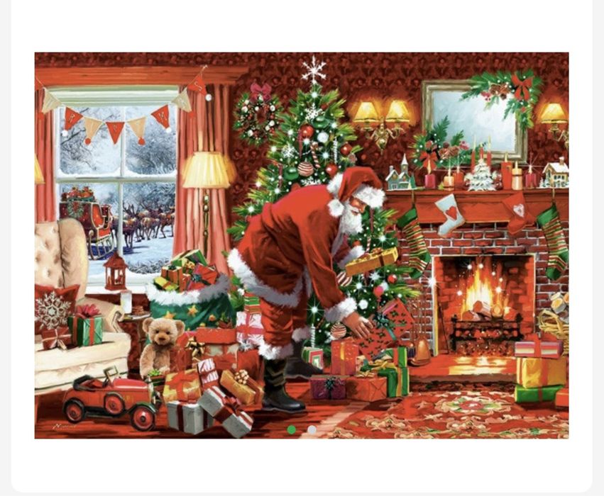 Пазли новорічні , карта світу