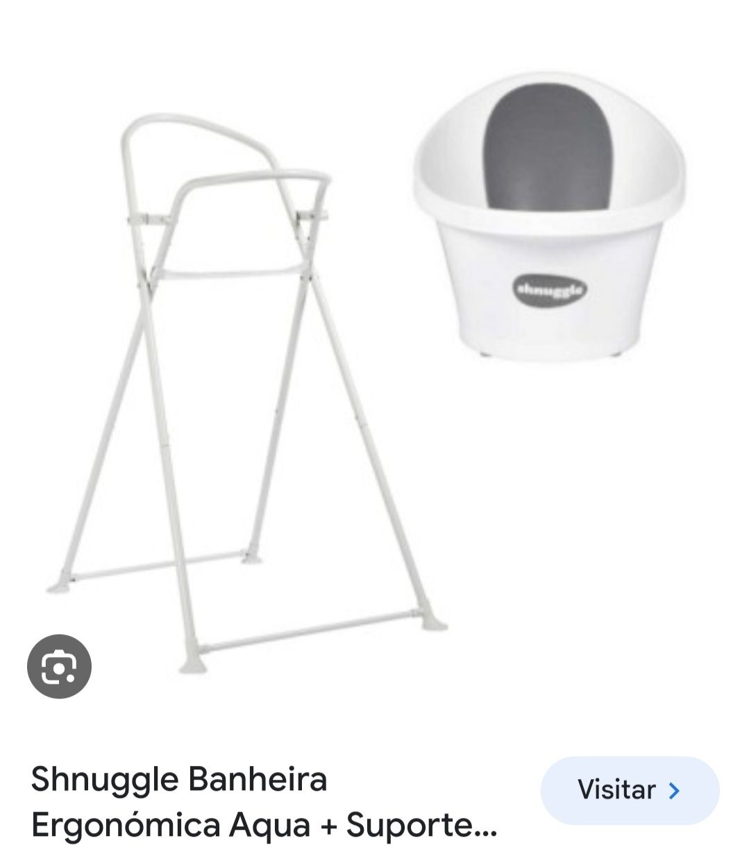 Shnuggle Banheira Ergonómica com Suporte