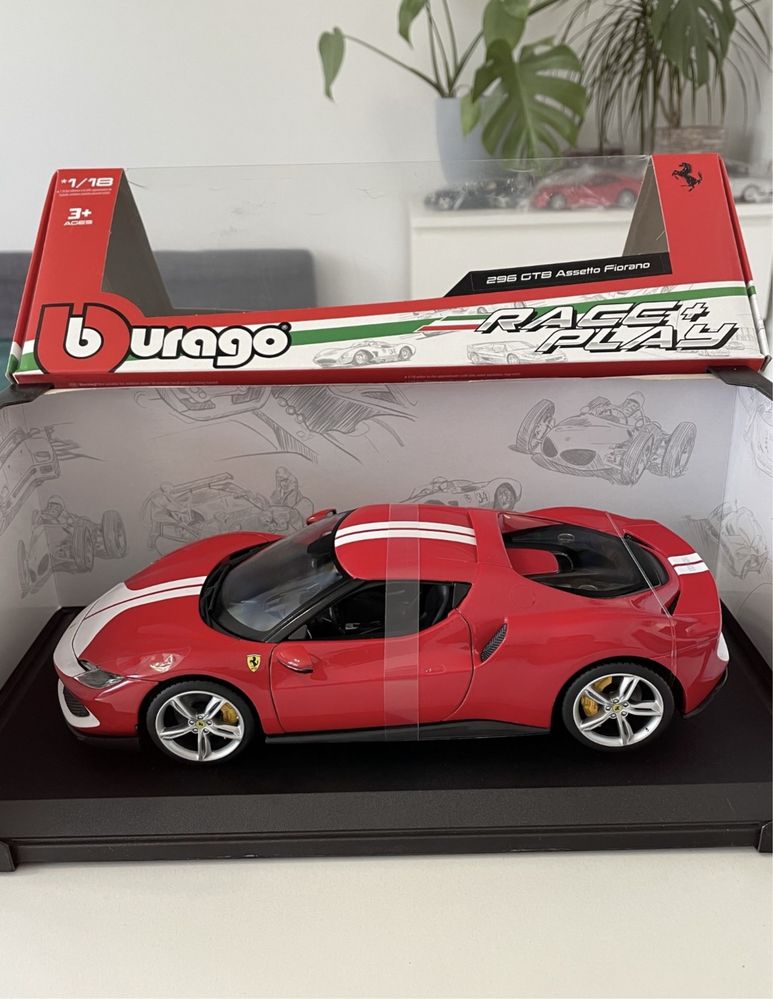 Model Ferrari 296 GTB Asseto Fiorano 1/18 Bburago 1:18 Koszalin Maisto