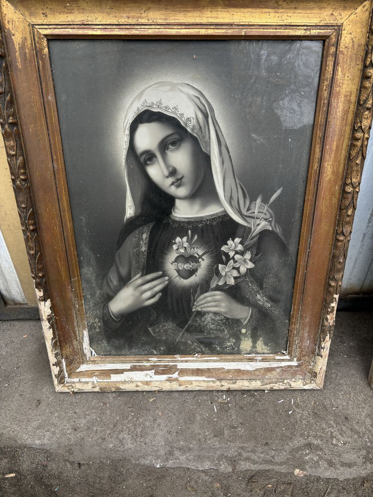 Przedwojenne Obrazy Pana Jezusa oraz Maryji