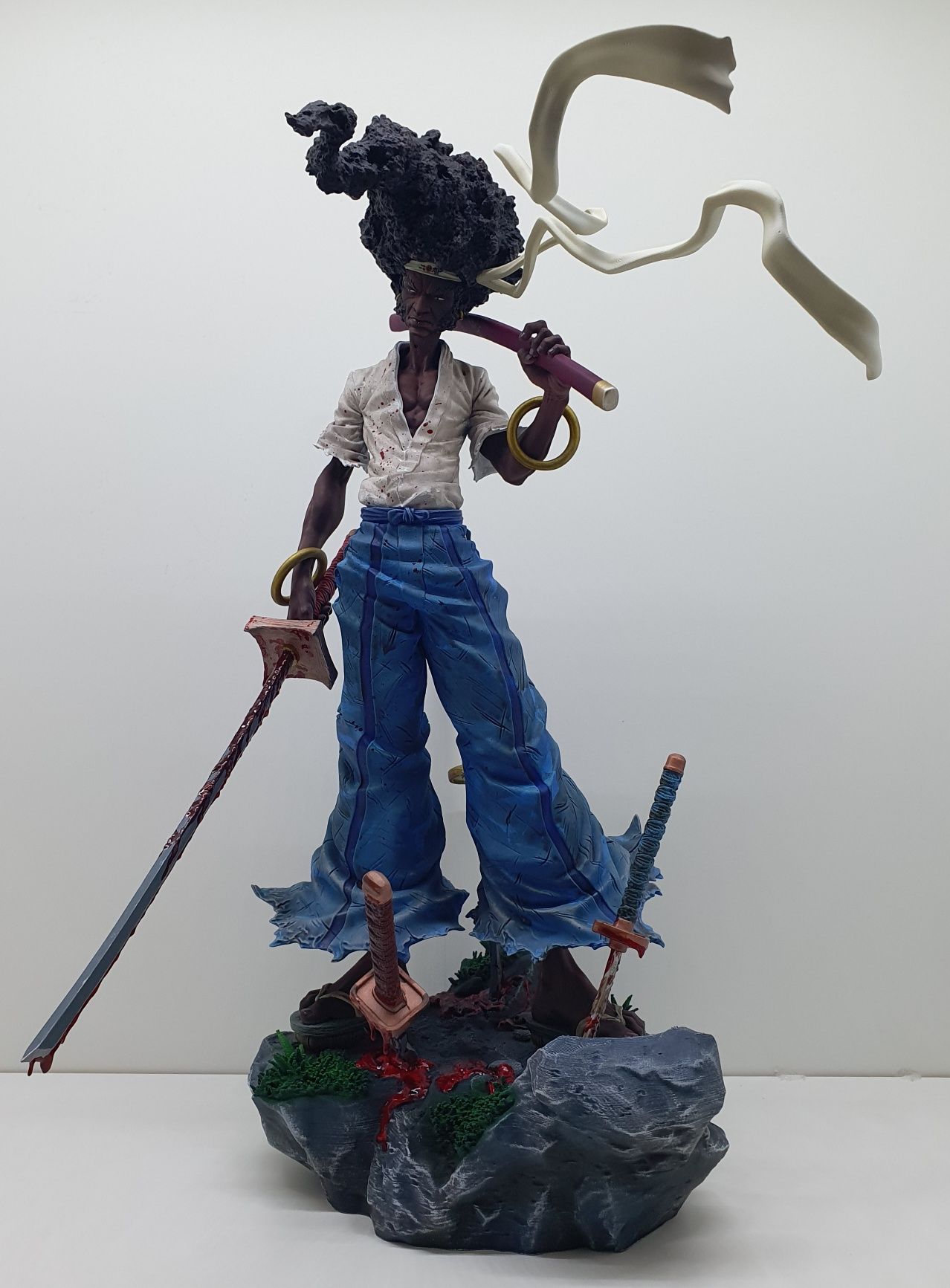 Figura Afro Samurai 3D Print Costum