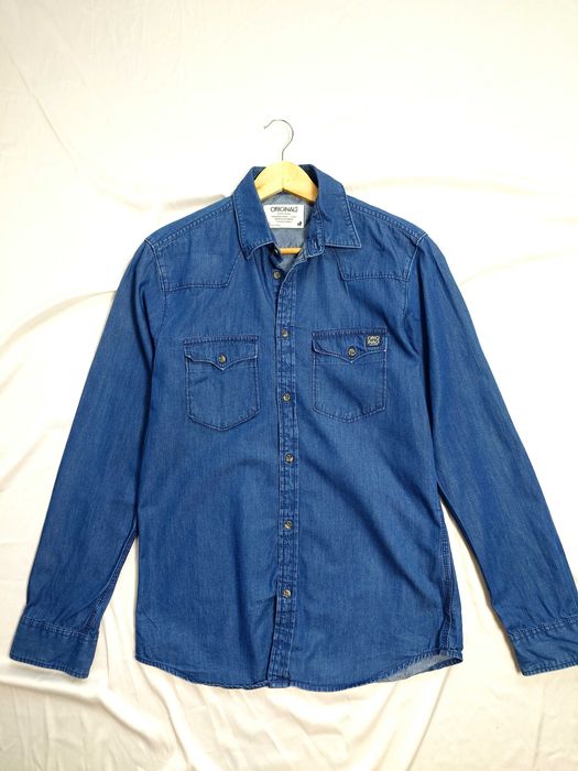 Jeansowa koszula z długim rękawem Jack & Jones S