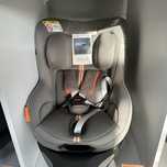 Cybex sirona gi fix plus szara/pomarańcz fotelik samochodowy 61-105cm
