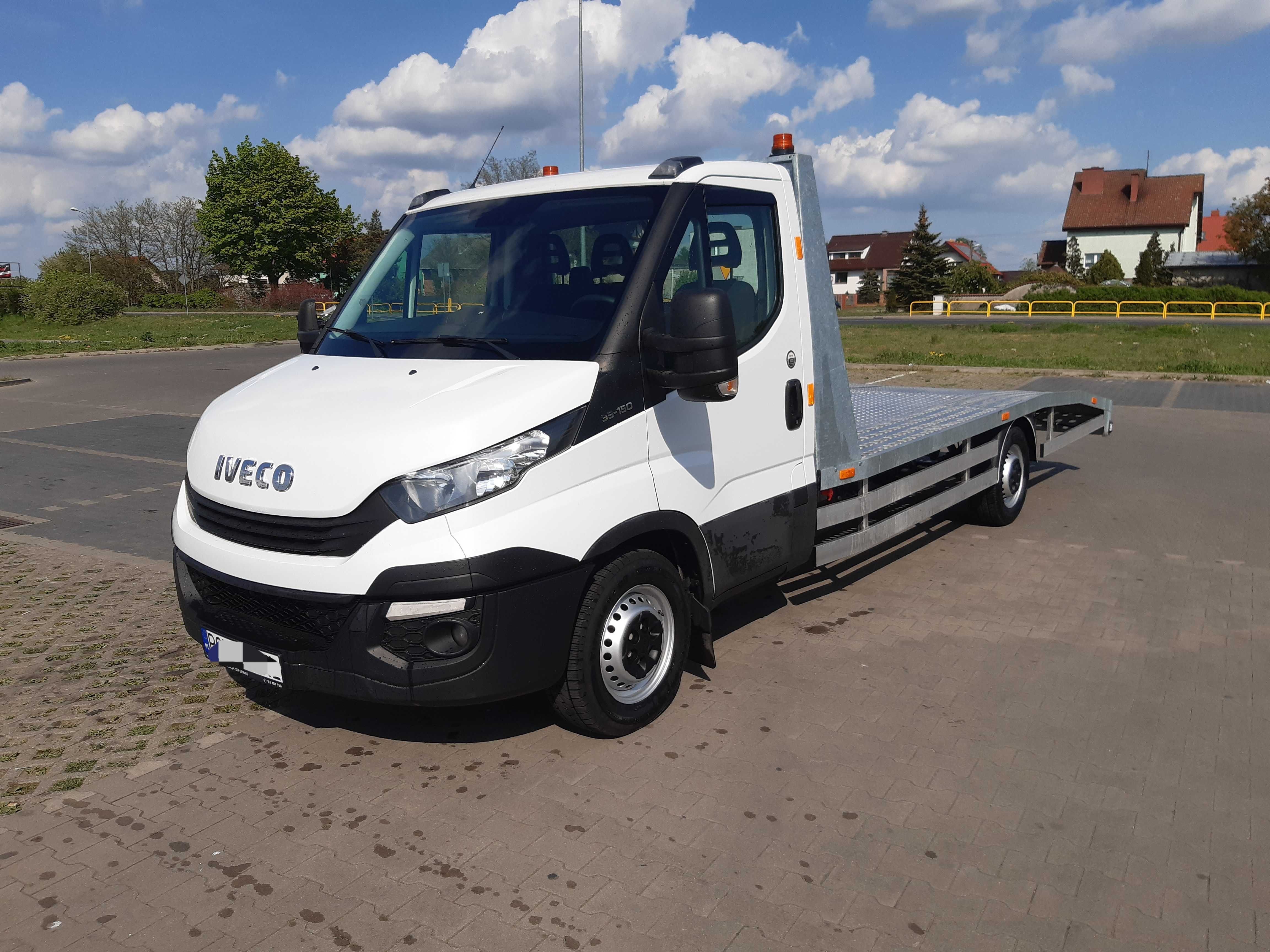 Autolaweta Iveco Daily 3.0 faktura laweta nowy najazd hak 3,5t Euro 6