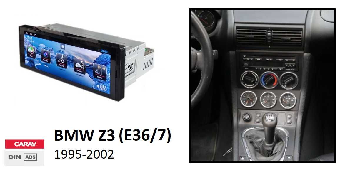 (NOVO) Rádio 2DIN 9" • BMW Z3 / Z4 • (1995 a 2009) • Android GPS E85