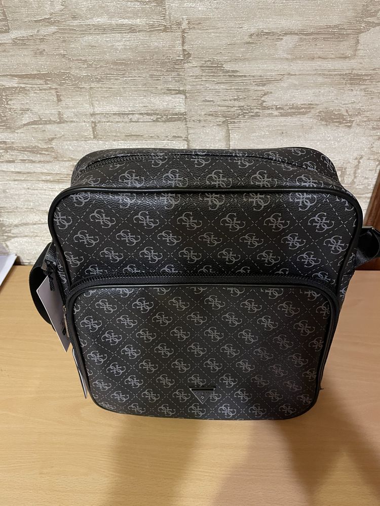 ‼️Guess Vezzola Eco Messenger Bag‼️Новая ориг. мужская сумка-планшет