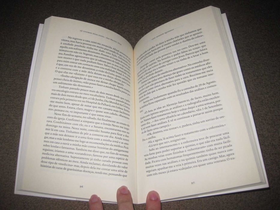 Livro "Só Vivemos Duas Vezes" de Ana Martins Silva