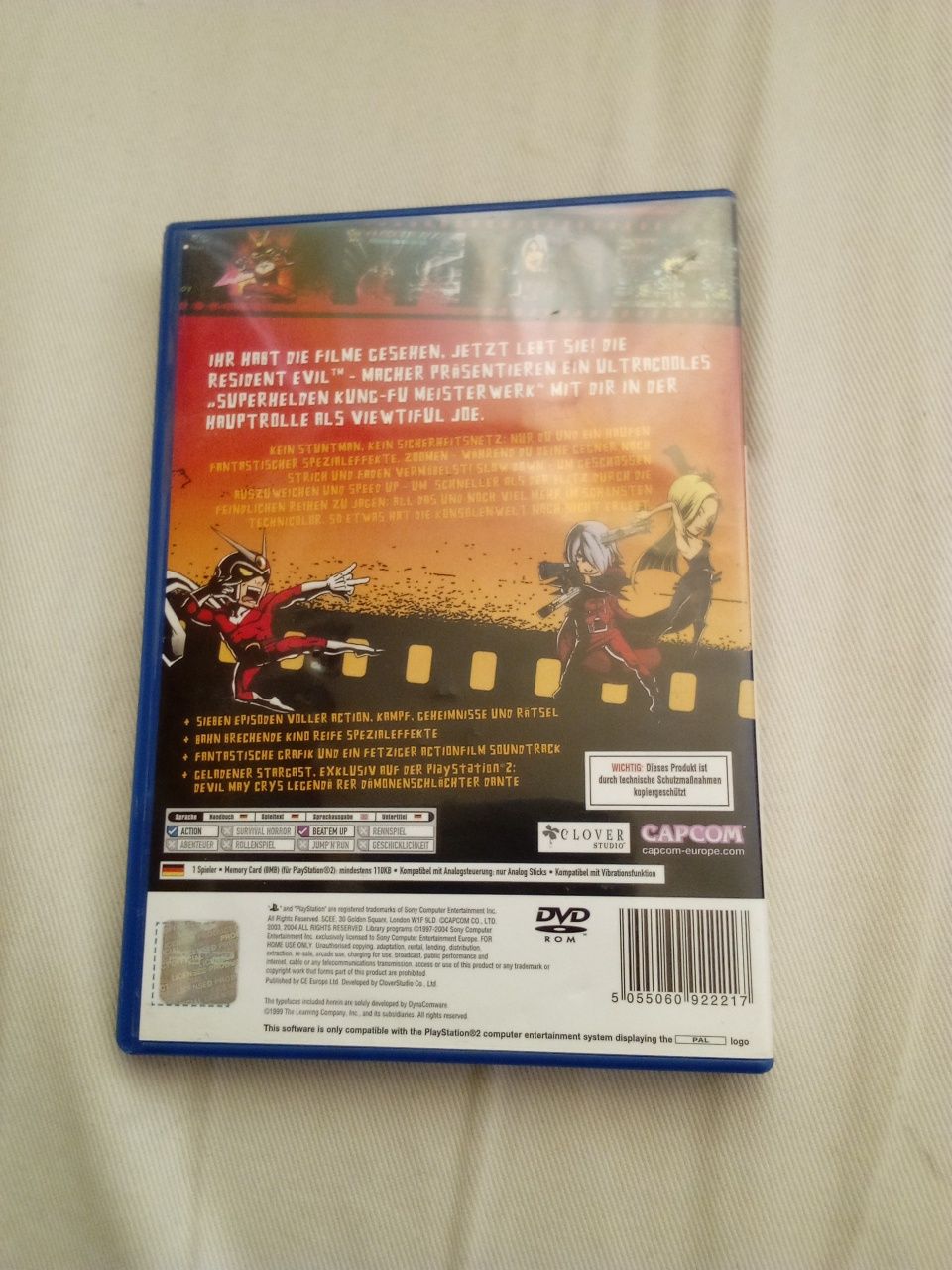 Viewtiful Joe 1 PS2 gra Playstation 2 klasyk przygodowa nawalanka rare