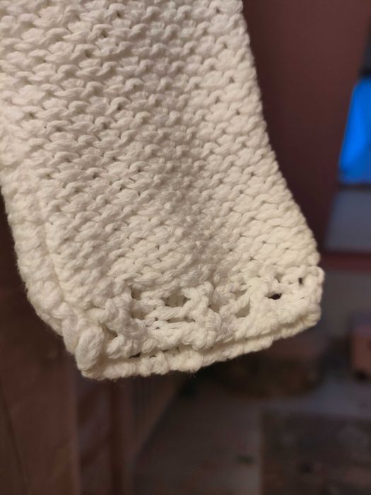 Zara sweterek bolerko na chrzciny rozmiar 74