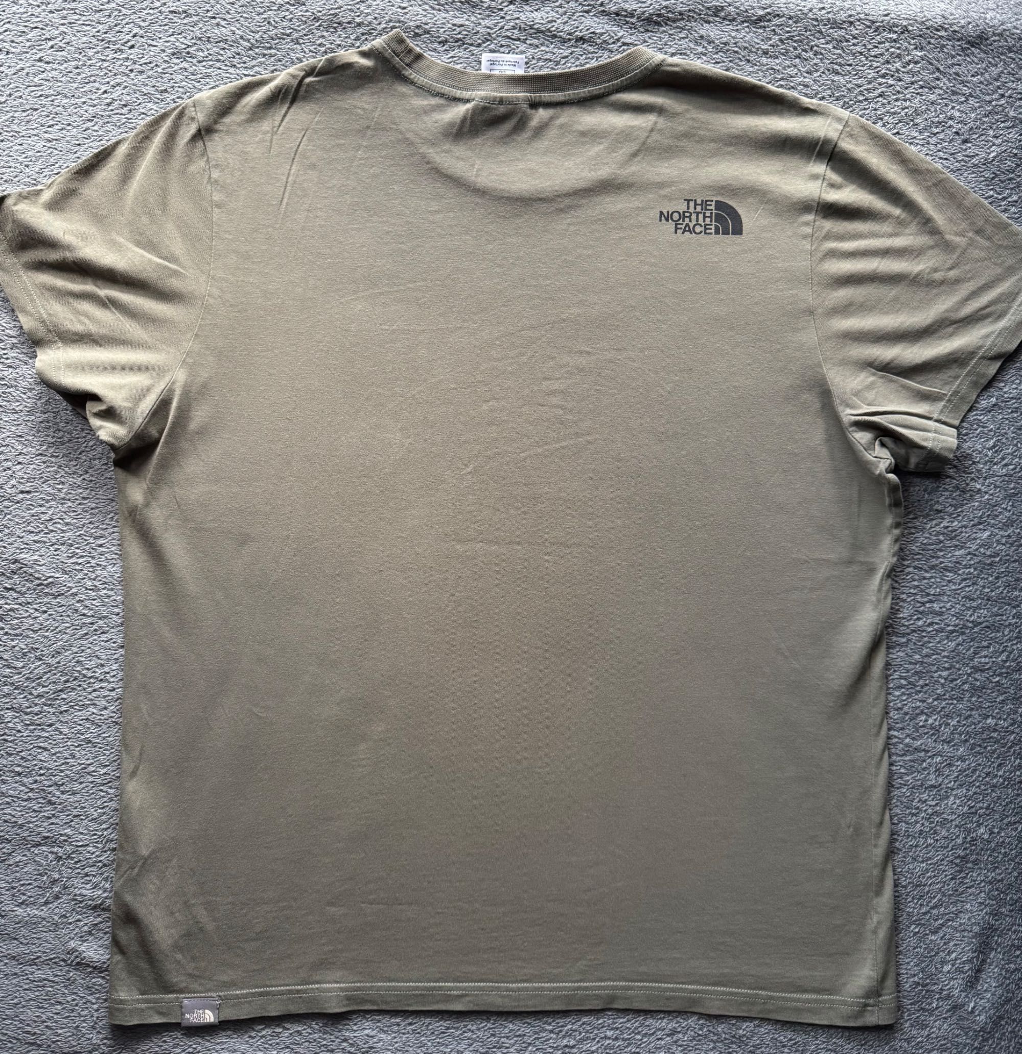 Męski T-shirt -The north face - khaki -M