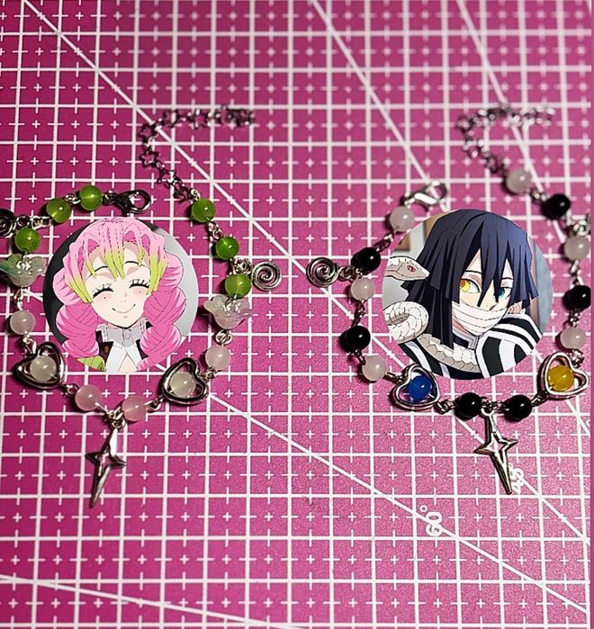 Обанай та Міцурі браслет з аніме «вбивця демонів»