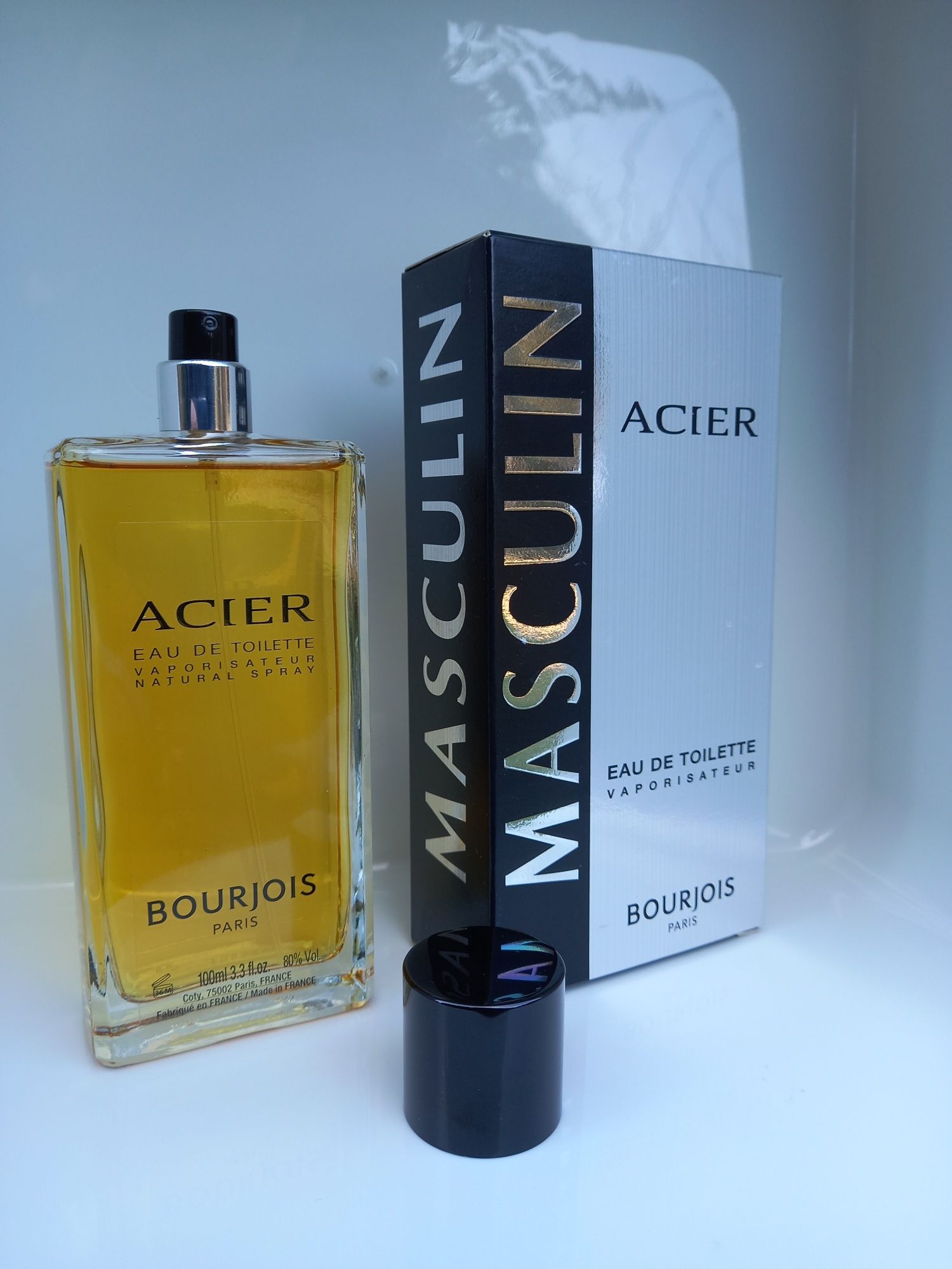 Masculin Bourjois Paris Acier 100 ml EDT perfumy męskie Oryginał !