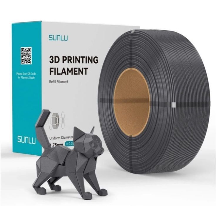 Пластик Sunlu PETG Чорний, зелений,червоний, прозорий, помаранчевий