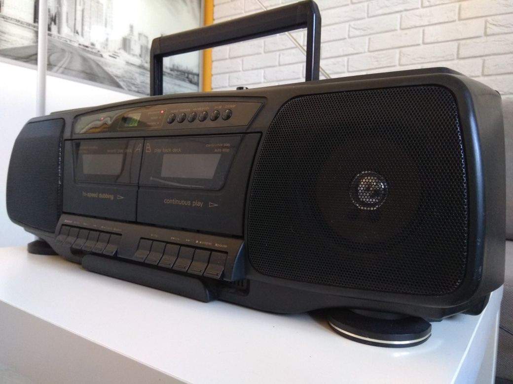 Siemens RD 118 G4 Radiomagnetofon z CD, Ghettoblaster Boombox z lat 80