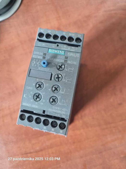 Softstart Siemens SIRIUS 3RW4027-1BB14 moc 15kW