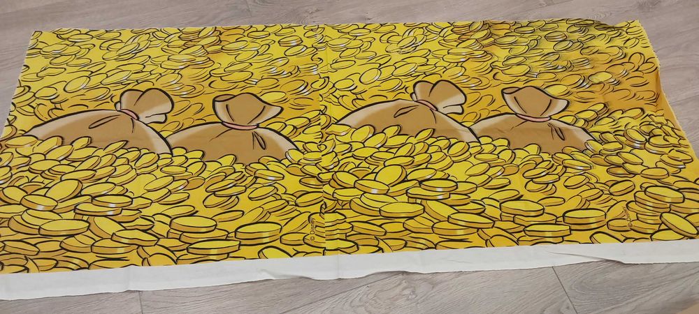 Retalhos Tio Patinhas e irmãos Metralha 100% algodão