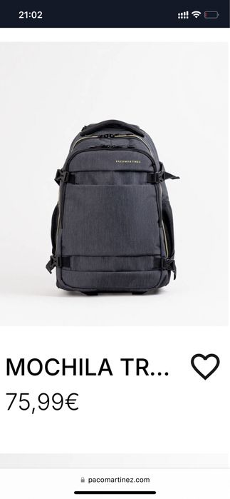 Mochila c/ Trolley - PACO MARTINEZ