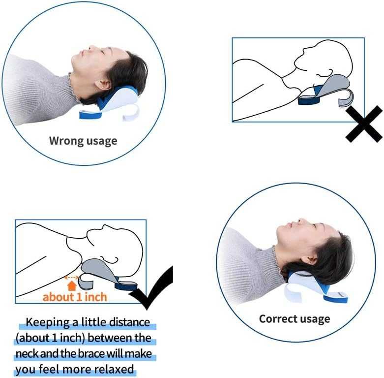 Poduszka przeciwbólowa rozluźniająca napięte mięśnie na ból głowy szyi