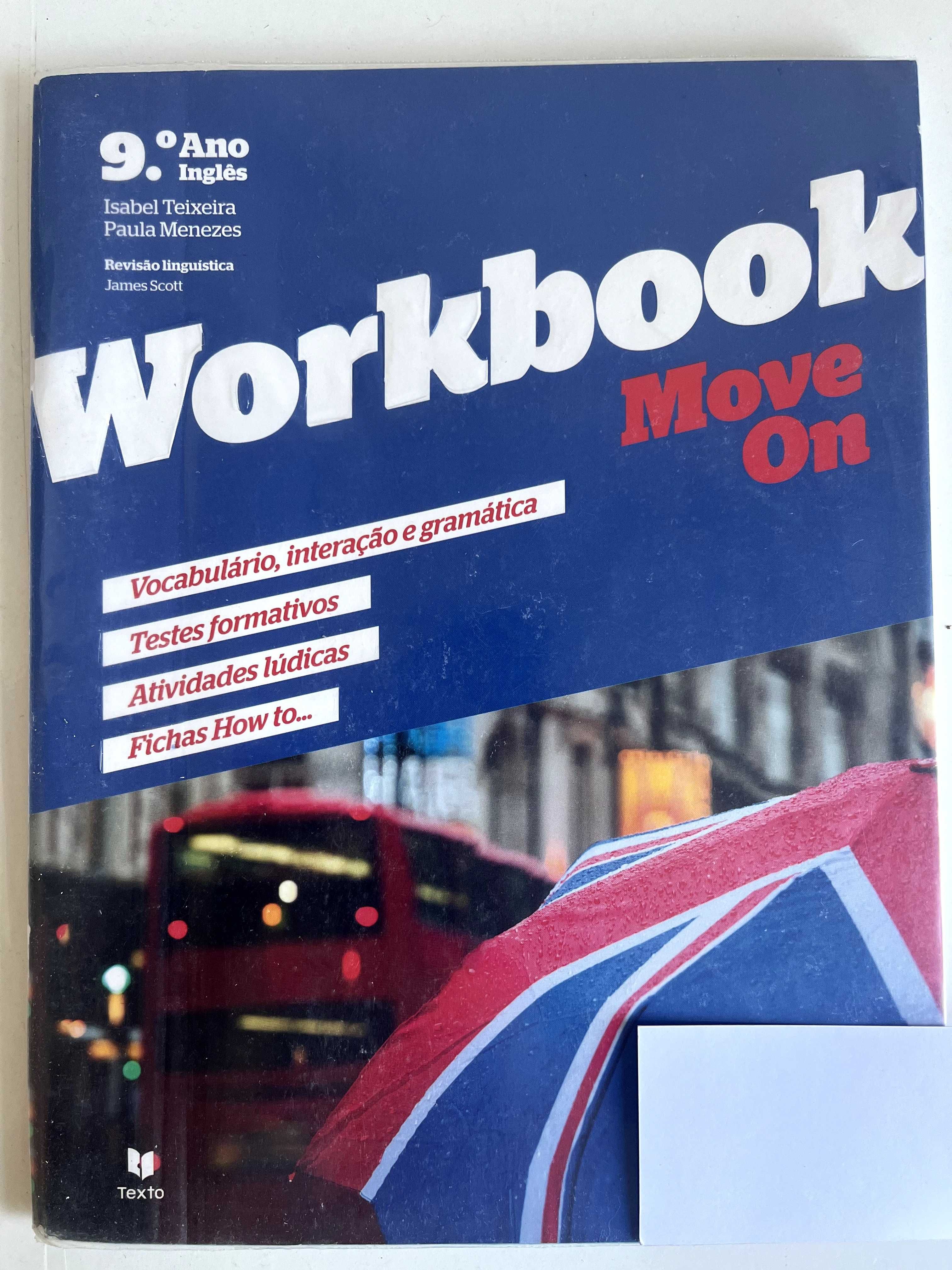 Manual escolar "Move on 9" - Inglês + CA