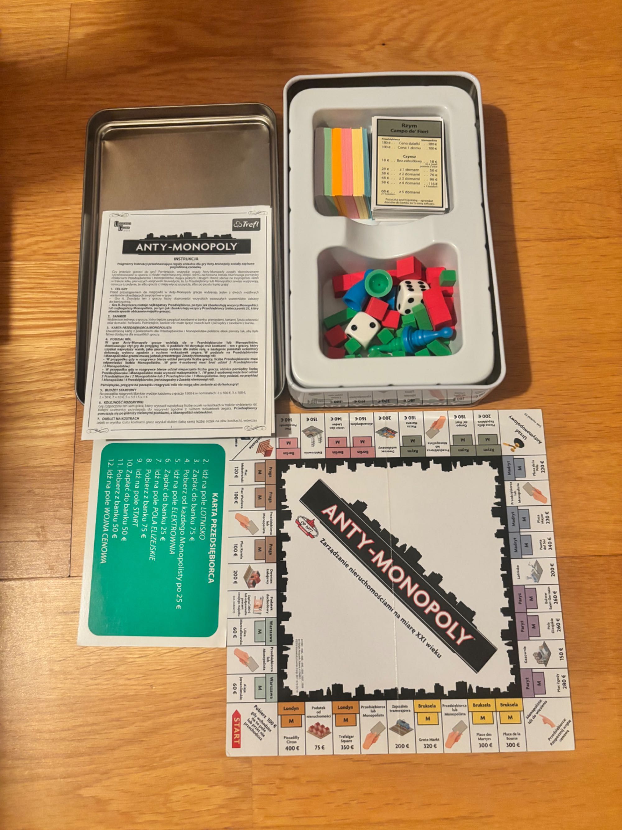Gra planszowa Anty monopoly