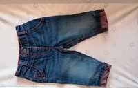 Spodnie jeansy na gumce 62