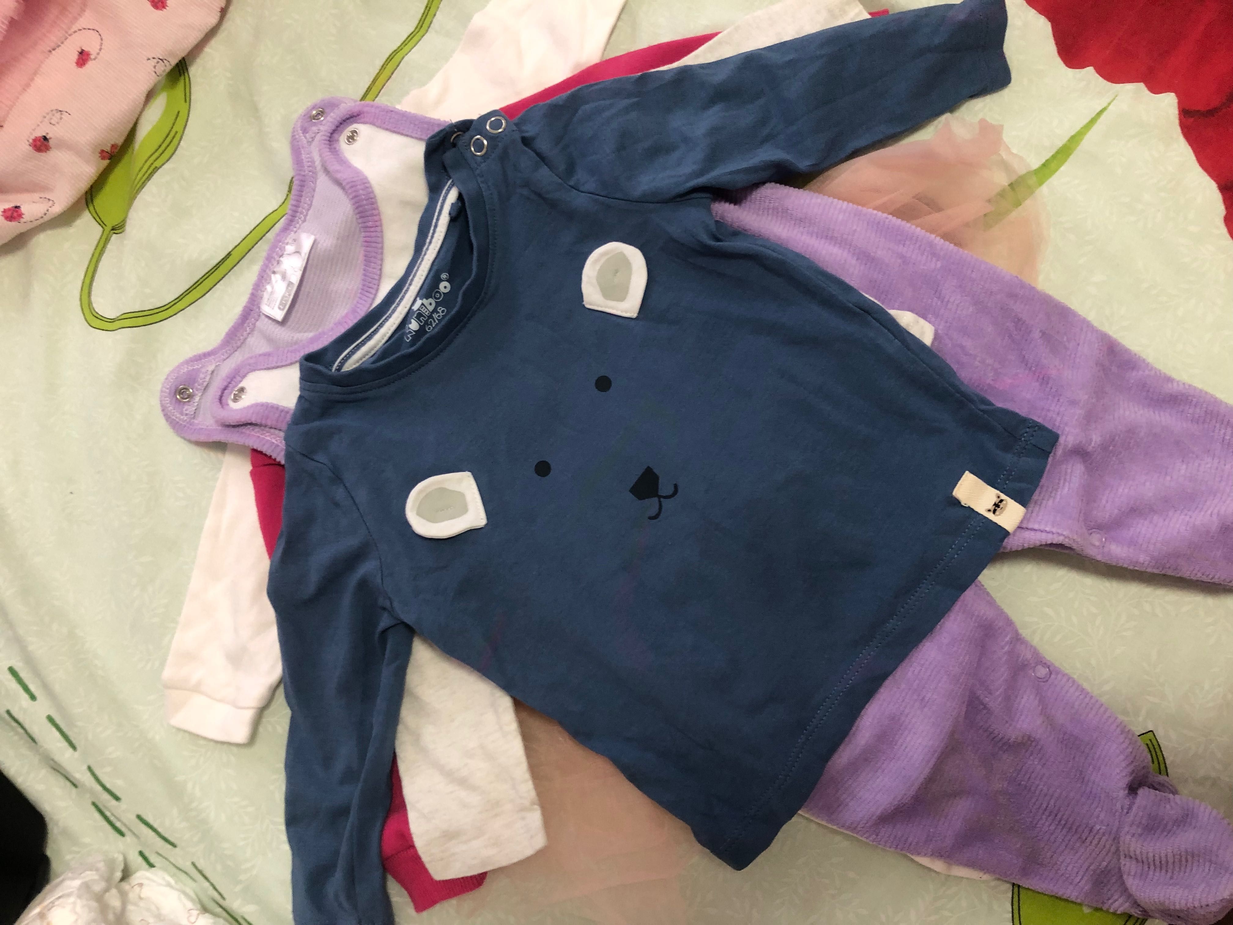 Дитячий одяг , набір від народження 8 речей боді плаття 0 -3 м