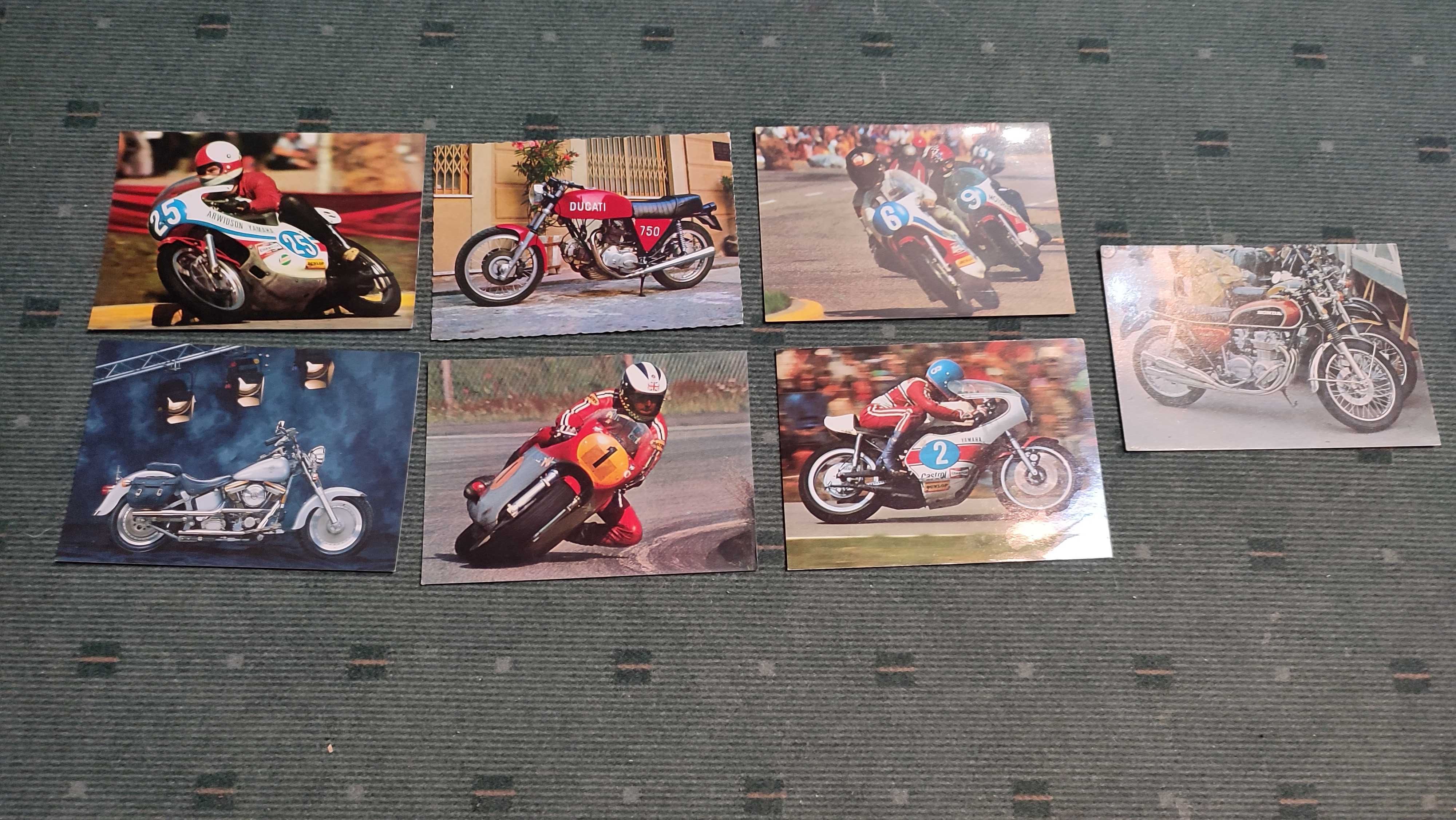 7 Postais com Motos