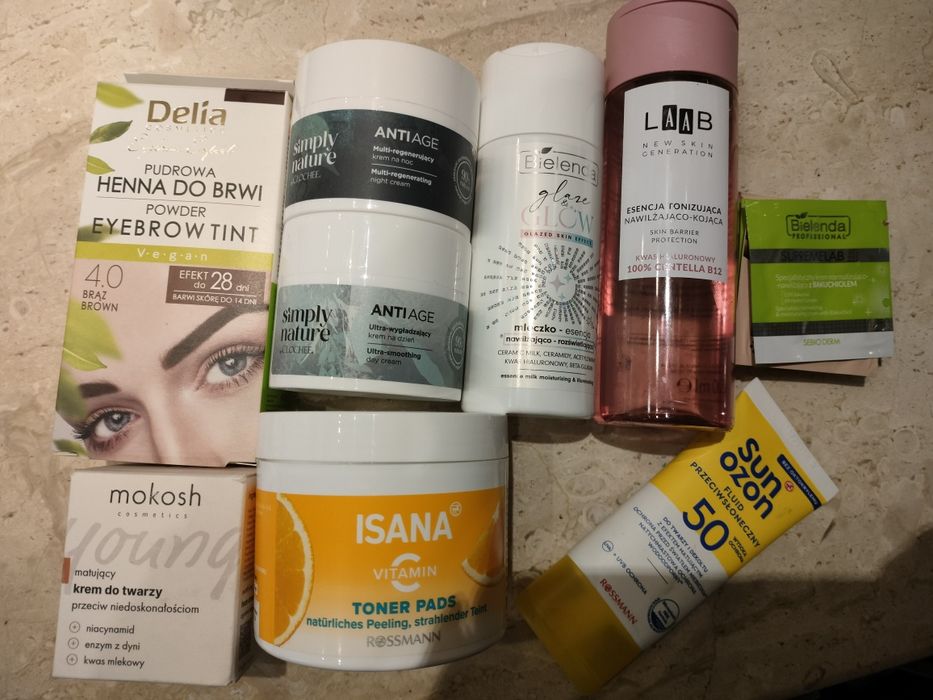 Sprzedam kosmetyki używane