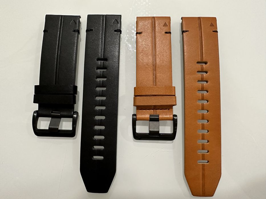 Кожаный ремешок для Garmin Fenix, D2 Tactix, Epix, Enduro - 26 mm